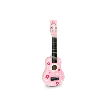 Detská gitara drevená VILAC Pink